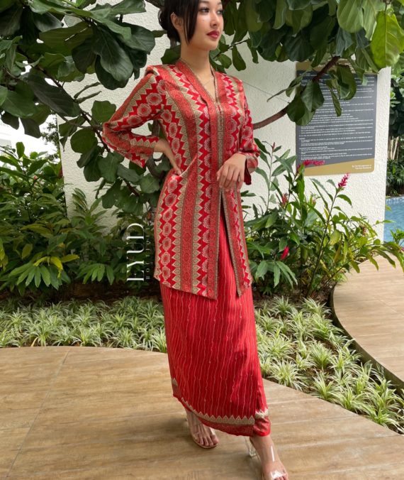 Merrissa Ruby Kurung Saree Eyune Fashion