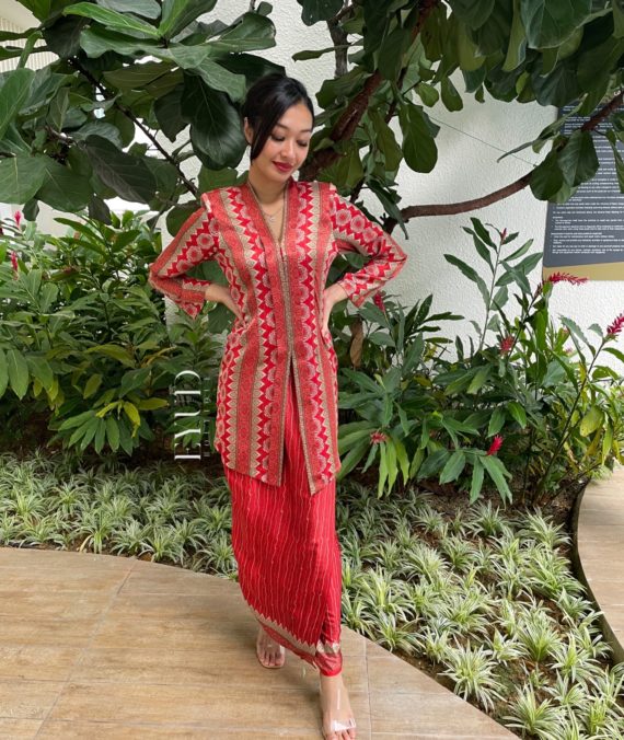 Merrissa Ruby Kurung Saree Eyune Fashion