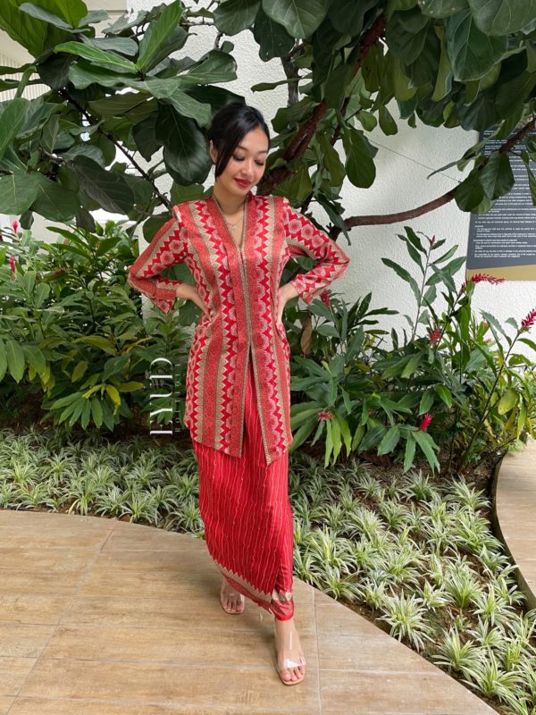 Merrissa Ruby Kurung Saree Eyune Fashion