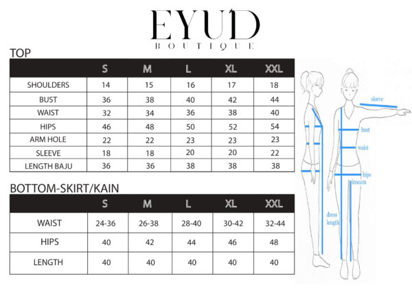 Size Chart Eyune Fashion